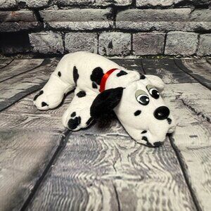 Vintage 1985 Tonka Pound Puppies Newborn Dalmation Red Collar Plush 8" (VPP-01)